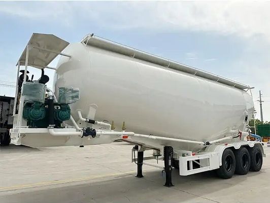 53cbm v型 卸荷セメント粉タンク トレーラー 卸荷セメントタンク 半トレーラー/乾燥粉タンク トラック